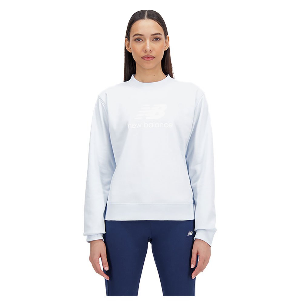 SUDADERA NEW BALANCE ESSENTIALS STACKED LOGO FRENCH TERRY