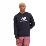 SUDADERA NEW BALANCE ESSENTIALS STACKED LOGO FRENCH TERRY