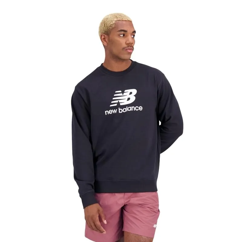 SUDADERA NEW BALANCE ESSENTIALS STACKED LOGO FRENCH TERRY