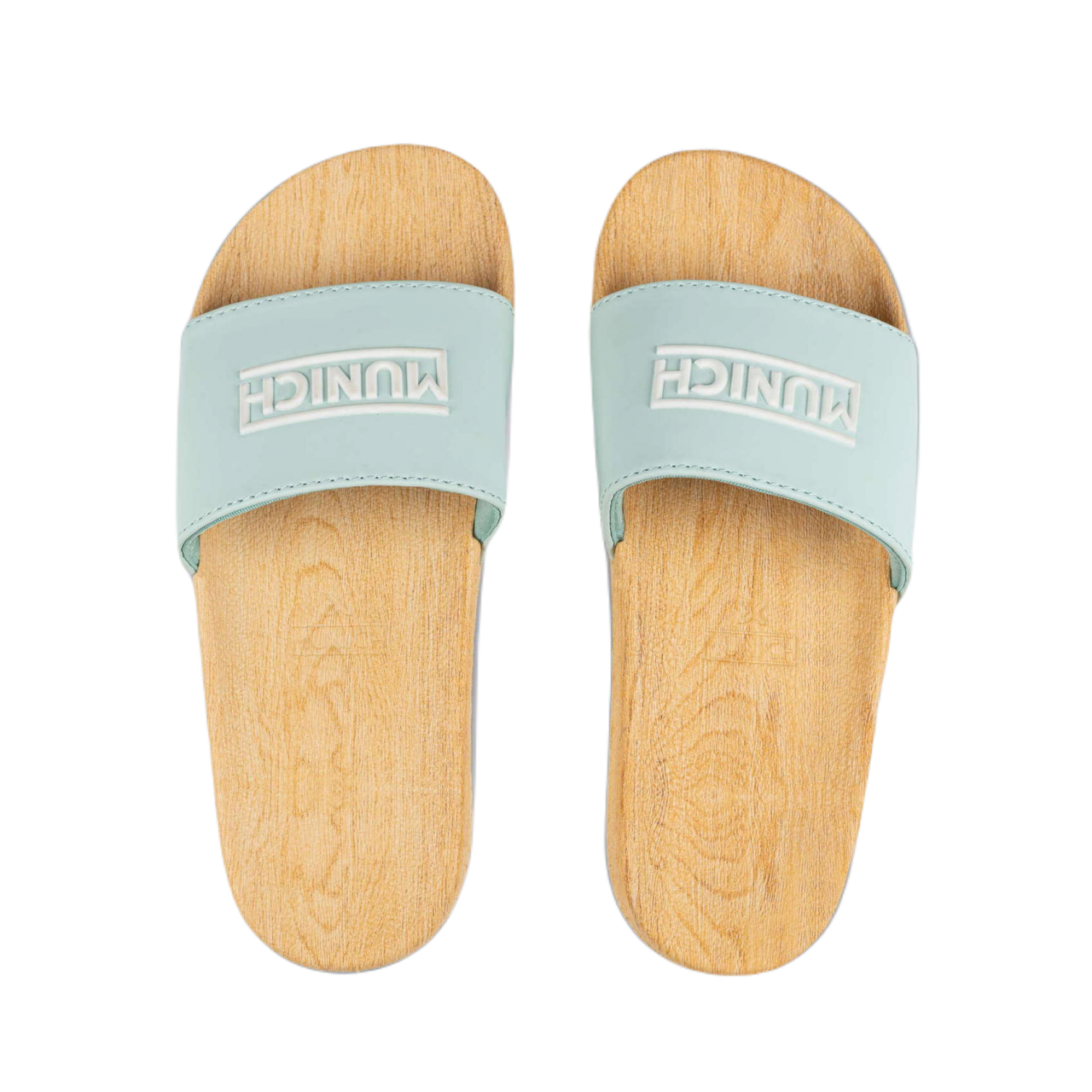 CHANCLAS MUNICH FLAT SLIDER WOOD 325