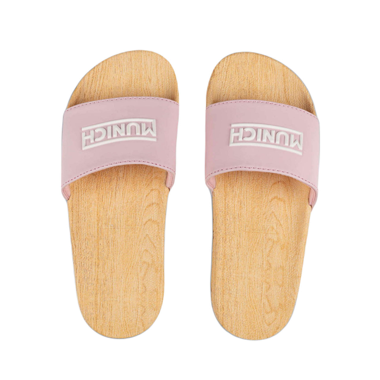 CHANCLAS MUNICH FLAT SLIDER WOOD 326