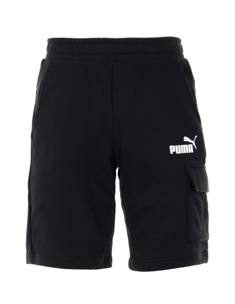 PANTALÓN CORTO ESSENTIALS CARGO NEGRO